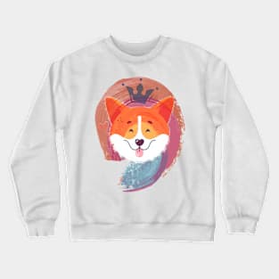 Corgi king Crewneck Sweatshirt